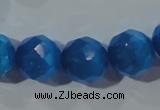 CCT392 15 inches 10mm faceted round cats eye beads wholesale