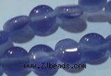 CCT465 15 inches 6mm flat round cats eye beads wholesale