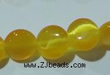 CCT484 15 inches 8mm flat round cats eye beads wholesale