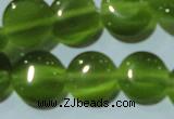 CCT495 15 inches 8mm flat round cats eye beads wholesale