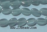 CCT601 15 inches 4*6mm oval cats eye beads wholesale
