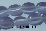 CCT639 15 inches 6*8mm oval cats eye beads wholesale