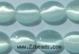 CCT660 15 inches 8*10mm oval cats eye beads wholesale