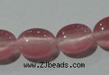 CCT664 15 inches 8*10mm oval cats eye beads wholesale