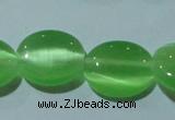 CCT675 15 inches 8*10mm oval cats eye beads wholesale