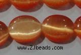 CCT695 15 inches 10*12mm oval cats eye beads wholesale
