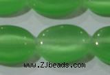 CCT727 15 inches 10*14mm oval cats eye beads wholesale