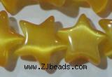 CCT895 15 inches 12mm star cats eye beads wholesale