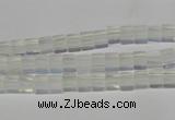 CCU01 15.5 inches 4*4mm cube opal beads wholesale