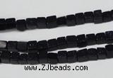 CCU07 15.5 inches 4*4mm cube blue goldstone beads wholesale