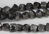 CCU100 15.5 inches 6*6mm cube black labradorite beads wholesale