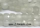 CCU1001 15 inches 4mm faceted cube moonstone beads