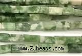 CCU1086 15 inches 2*4mm cuboid jade beads