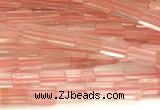 CCU1088 15 inches 2*4mm cuboid cherry quartz beads