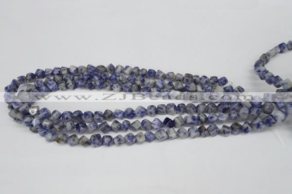 CCU109 15.5 inches 6*6mm cube sodalite gemstone beads wholesale