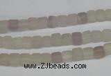 CCU22 15.5 inches 5*5mm cube rainbow fluorite beads wholesale