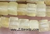 CCU450 15.5 inches 4*4mm cube yellow aventurine beads wholesale