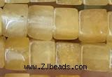 CCU480 15.5 inches 6*6mm cube yellow aventurine beads wholesale