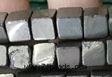 CCU490 15.5 inches 6*6mm cube pyrite gemstone beads wholesale