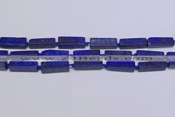 CCU620 15.5 inches 8*20mm - 10*30mm cuboid lapis lazuli beads