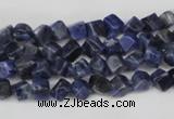 CCU90 15.5 inches 4*4mm cube sodalite gemstone beads wholesale