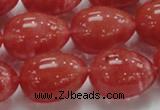 CCY02 15.5 inches 15*20mm teardrop cherry quartz beads wholesale