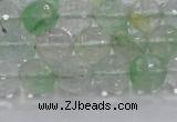 CCY613 15.5 inches 10mm faceted round green cherry quartz beads