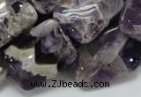 CDA06 15.5 inches 18*25mm rectangle dogtooth amethyst quartz beads