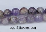 CDA52 15.5 inches 8mm round dogtooth amethyst beads wholesale