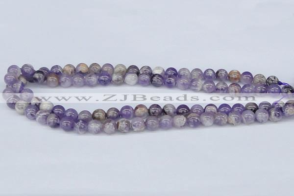 CDA52 15.5 inches 8mm round dogtooth amethyst beads wholesale