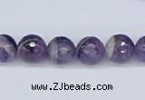 CDA60 15.5 inches 10mm faceted round dogtooth amethyst beads