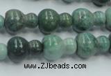 CDB10 15.5 inches 12*16mm calabash natural new dragon blood jasper beads