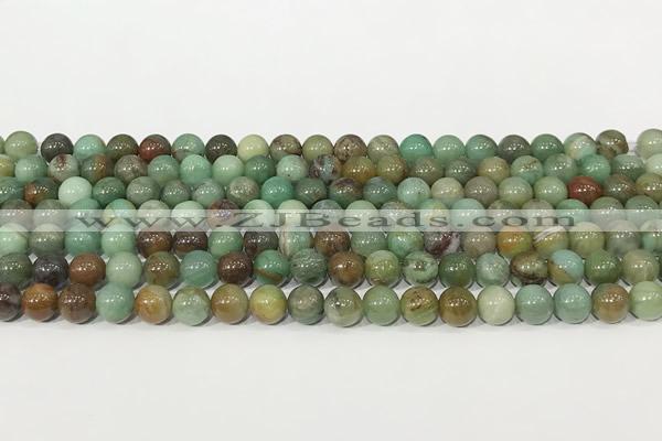 CDB107 15 inches 6mm round new dragon blood jasper beads