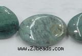 CDB21 15.5 inches 22*30mm oval natural new dragon blood jasper beads