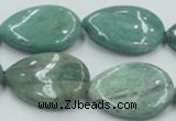 CDB22 22*30mm flat teardrop natural new dragon blood jasper beads