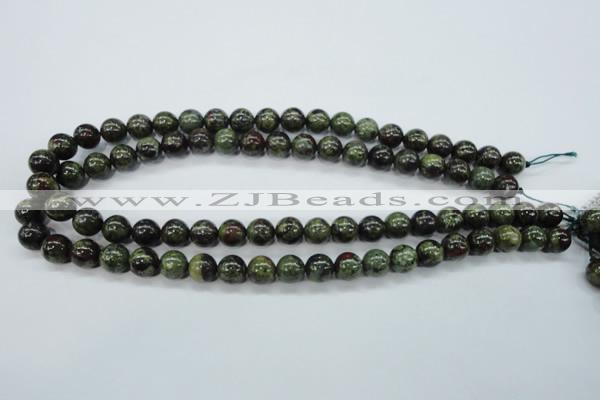CDB230 15.5 inches 10mm round natural dragon blood jasper beads