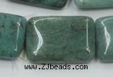 CDB25 15.5 inches 22*30mm rectangle natural new dragon blood jasper beads