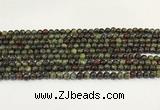CDB340 15.5 inches 4mm round dragon blood jasper beads wholesale