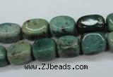 CDB37 15.5 inches 8*12mm nuggets new dragon blood jasper beads