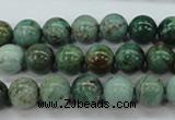 CDB42 15.5 inches 10mm round new dragon blood jasper beads