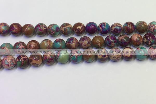 CDE1058 15.5 inches 10mm round sea sediment jasper beads wholesale