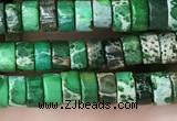 CDE1227 15.5 inches 2.5*4mm heishi sea sediment jasper beads