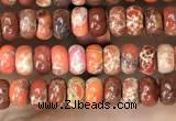 CDE1251 15.5 inches 2.5*4mm rondelle sea sediment jasper beads