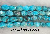 CDE1361 15.5 inches 15*20mm faceted nuggets sediment jasper beads