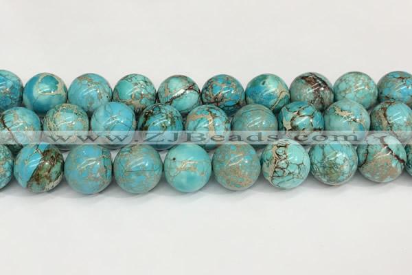 CDE1373 15.5 inches 18mm round sea sediment jasper beads wholesale