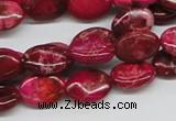 CDE14 15.5 inches 10*14mm oval dyed sea sediment jasper beads