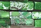 CDE1484 15.5 inches 4*13mm cuboid sea sediment jasper beads