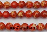 CDE2001 15.5 inches 6mm round dyed sea sediment jasper beads