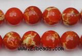 CDE2004 15.5 inches 12mm round dyed sea sediment jasper beads