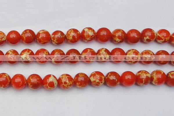 CDE2009 15.5 inches 22mm round dyed sea sediment jasper beads